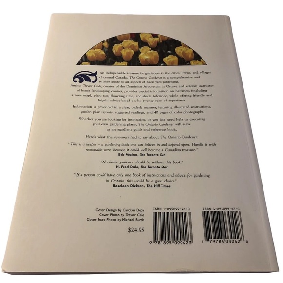 The Ontario Gardener By Trevor Cole - Complete Guide For Ontario Gardeners - Picture 2 of 5